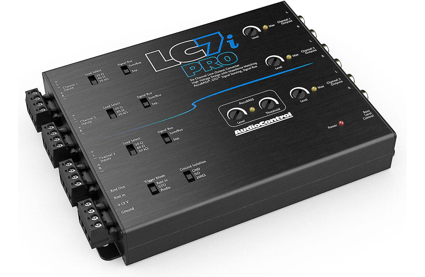 AudioControl LC7iPRO Line Output Converter 6-channel LOC with AccuBASS®