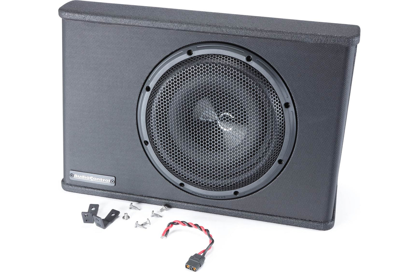 AudioControl SPC-W10 Space™ Series wedge-style enclosure w/10" 2ohm shallow-mount subwoofer