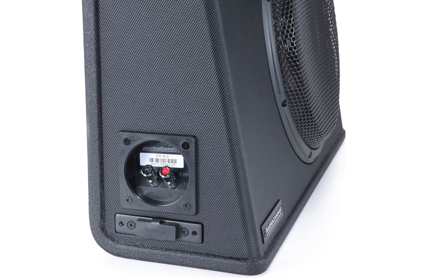 AudioControl SPC-W12 Space™ Series wedge-style enclosure w/12" 2ohm shallow-mount subwoofer