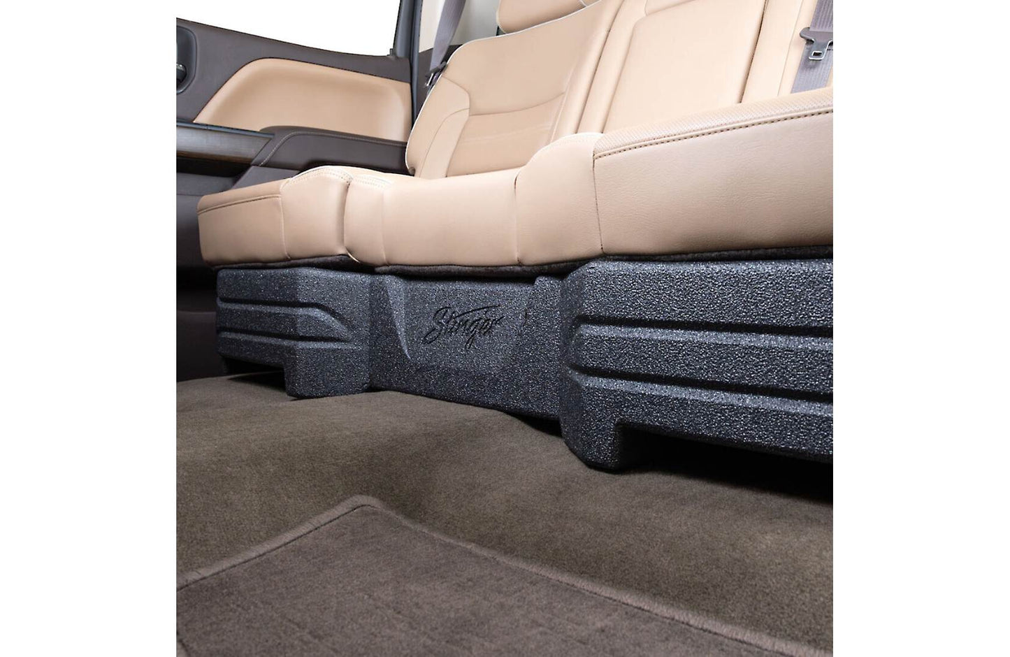 AudioControl TXGM14D10 Custom sealed enclosure with two 10" subwoofers — fits select 2014-19 Chevrolet and GMC Crew Cab trucks