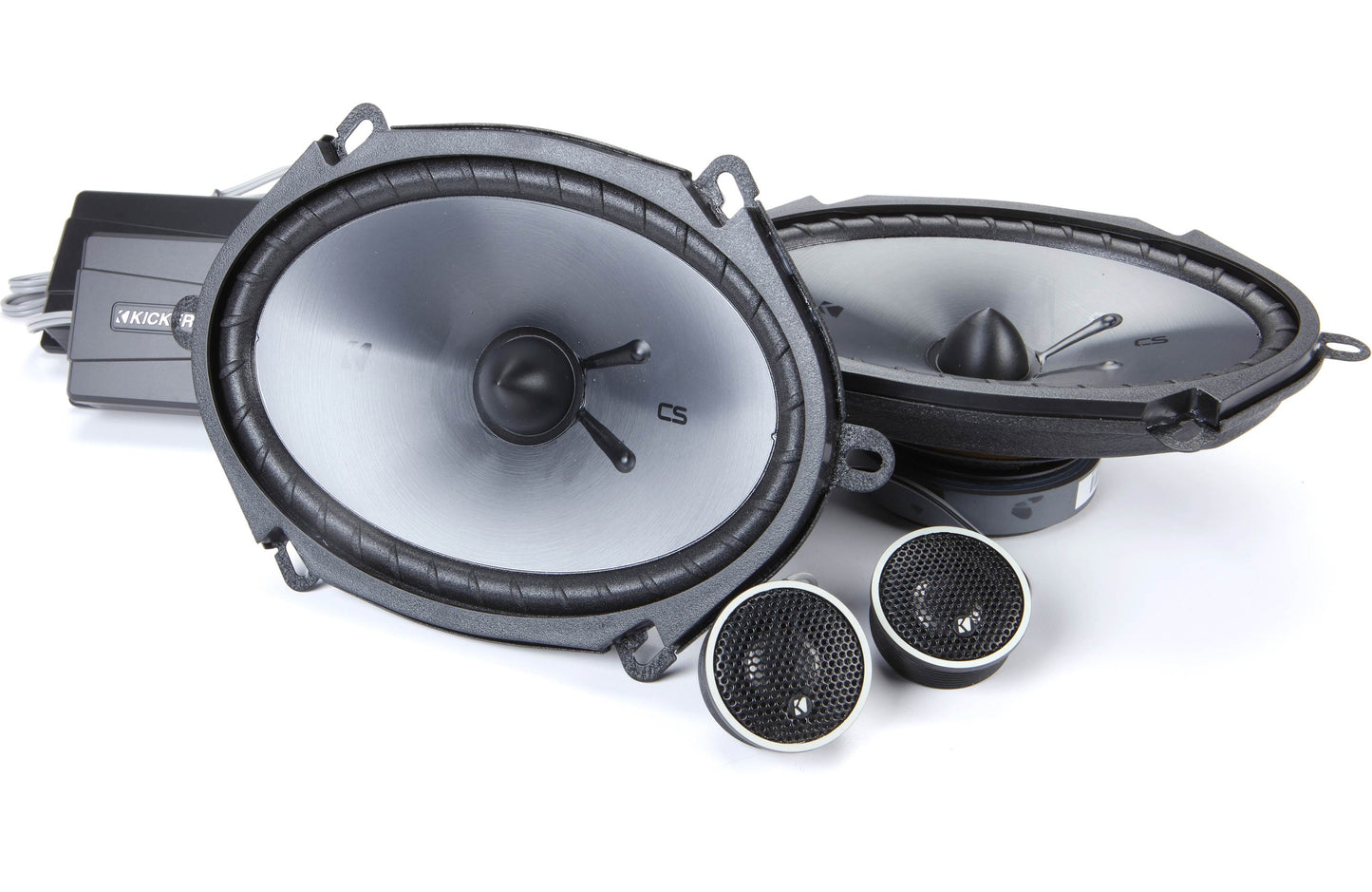Kicker 46CSS684 CS Series 6"x8" component speaker system