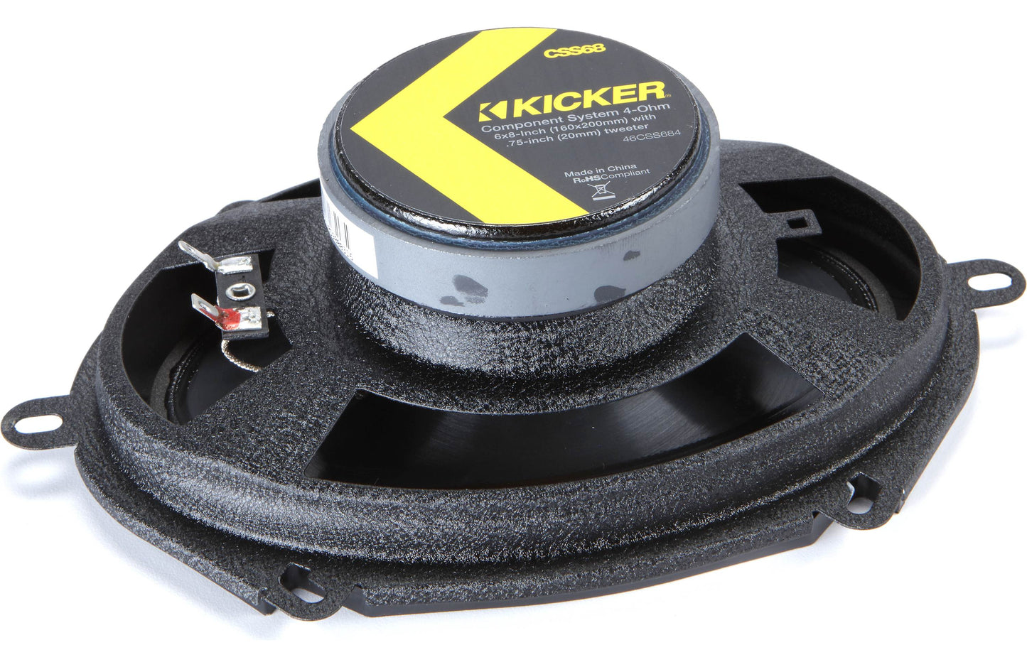 Kicker 46CSS684 CS Series 6"x8" component speaker system