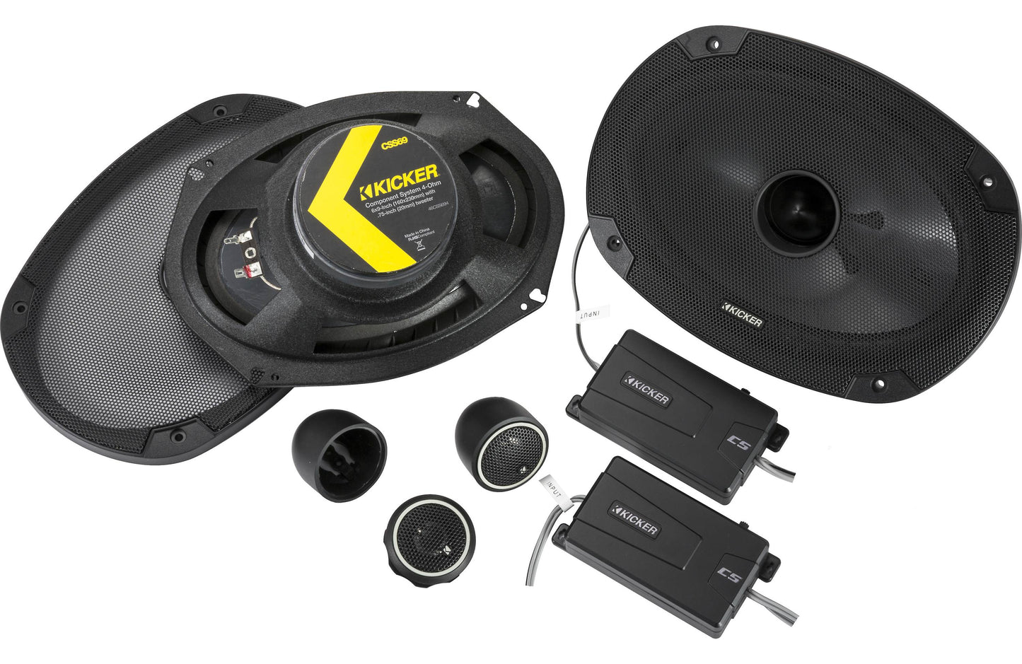 Kicker 46CSS694 CS Series 6"x9" component speaker system