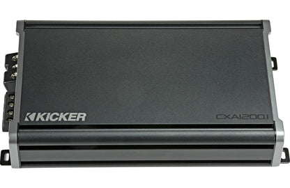 Kicker 46CXA1200.1 CX Series mono subwoofer amplifier — 1,200 watts RMS x 1 at 2 ohms