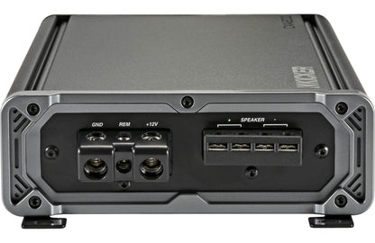 Kicker 46CXA1200.1 CX Series mono subwoofer amplifier — 1,200 watts RMS x 1 at 2 ohms