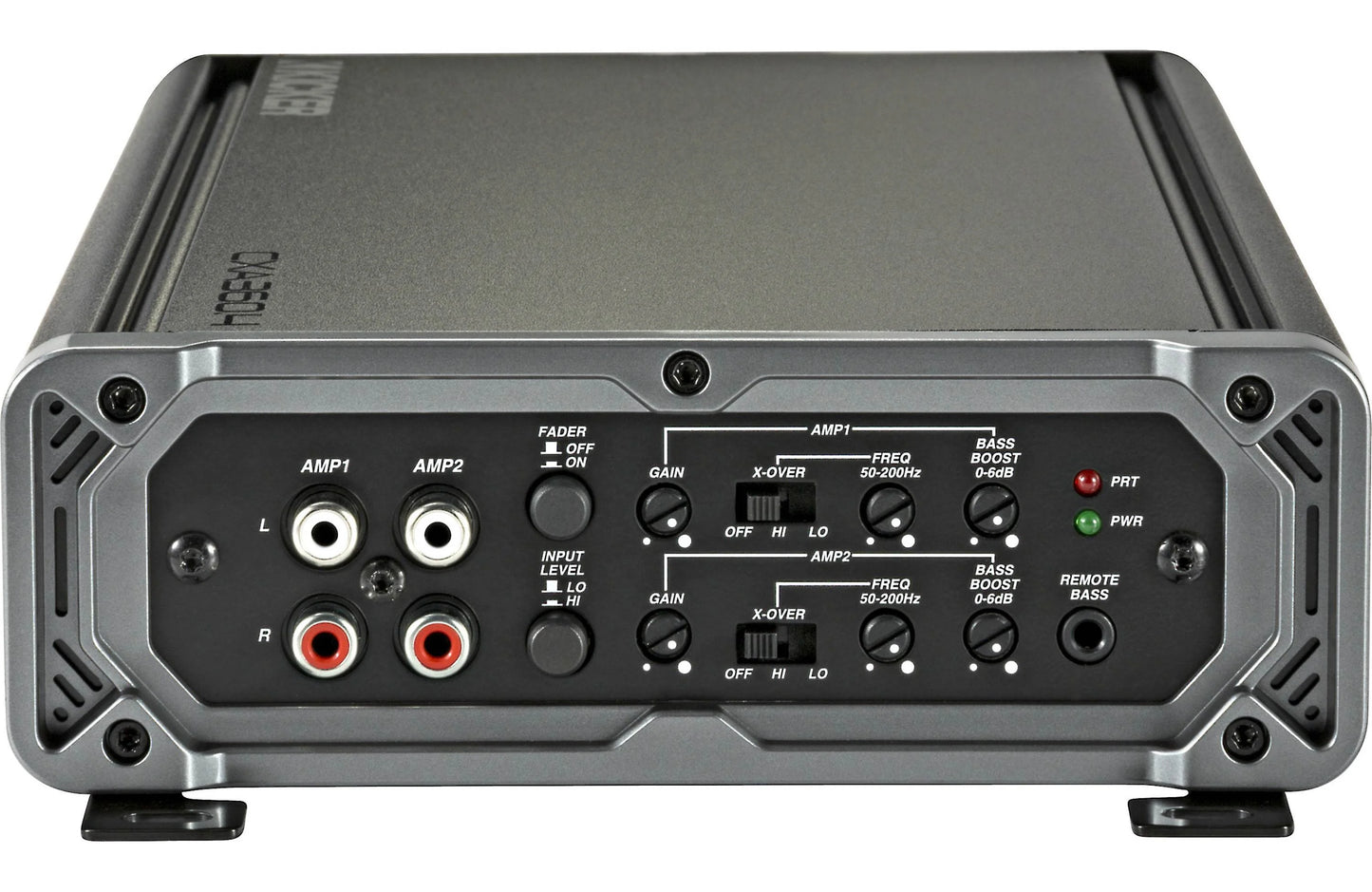 Kicker 46CXA360.4 CX Series 4-channel car amplifier — 65 watts RMS x 4