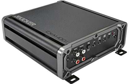 Kicker 46CXA400.1 CX Series mono subwoofer amplifier — 400 watts RMS x 1 at 1 ohm