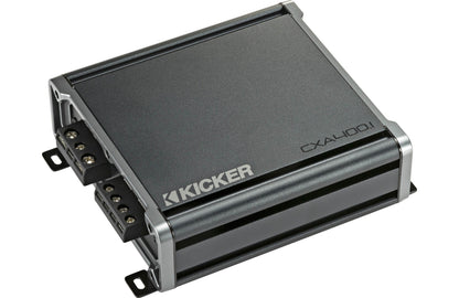 Kicker 46CXA400.1 CX Series mono subwoofer amplifier — 400 watts RMS x 1 at 1 ohm