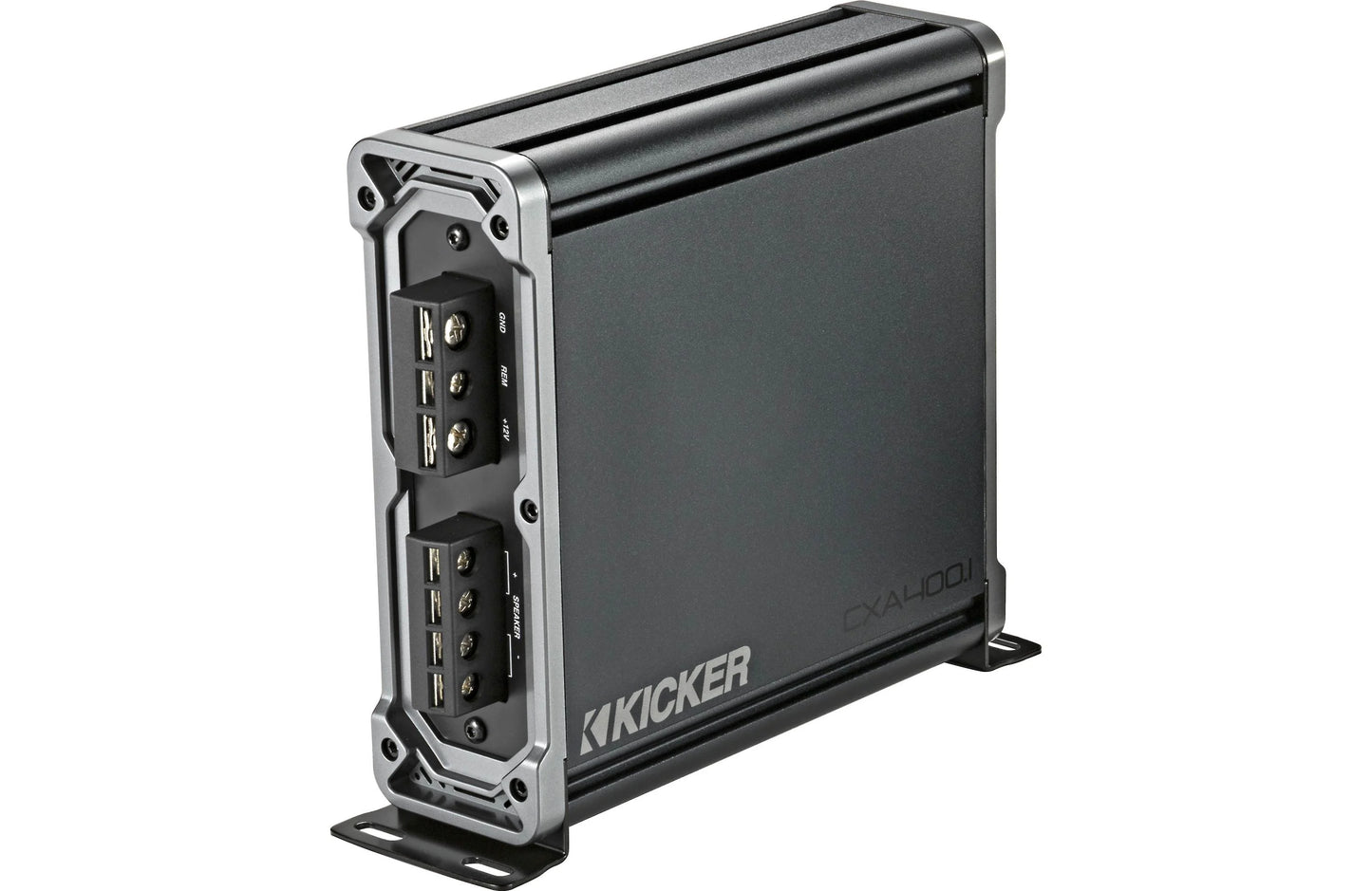 Kicker 46CXA400.1 CX Series mono subwoofer amplifier — 400 watts RMS x 1 at 1 ohm
