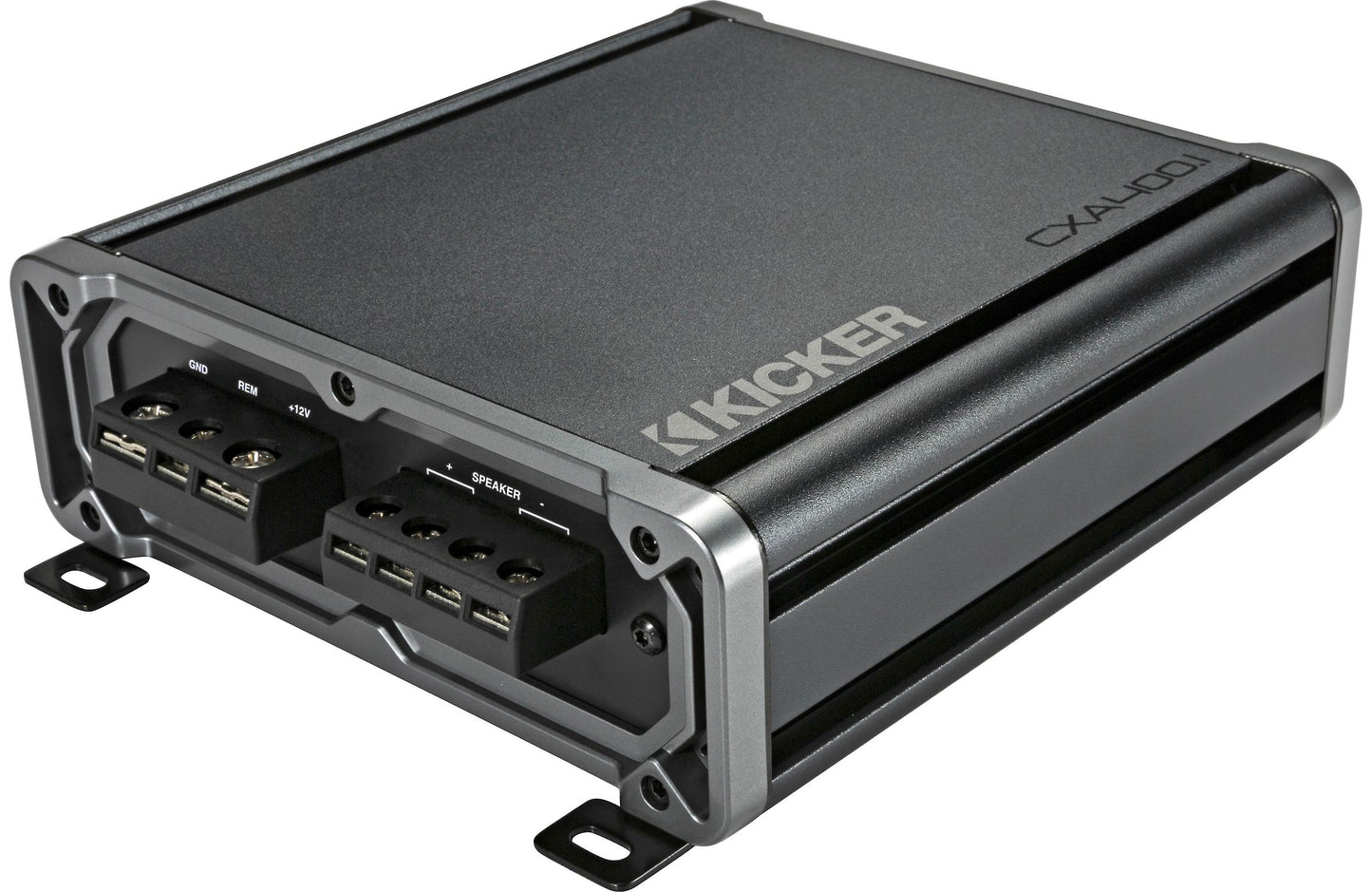 Kicker 46CXA400.1 CX Series mono subwoofer amplifier — 400 watts RMS x 1 at 1 ohm