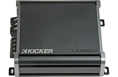 Kicker 46CXA800.1 CX Series mono subwoofer amplifier — 800 watts RMS x 1 at 1 ohm