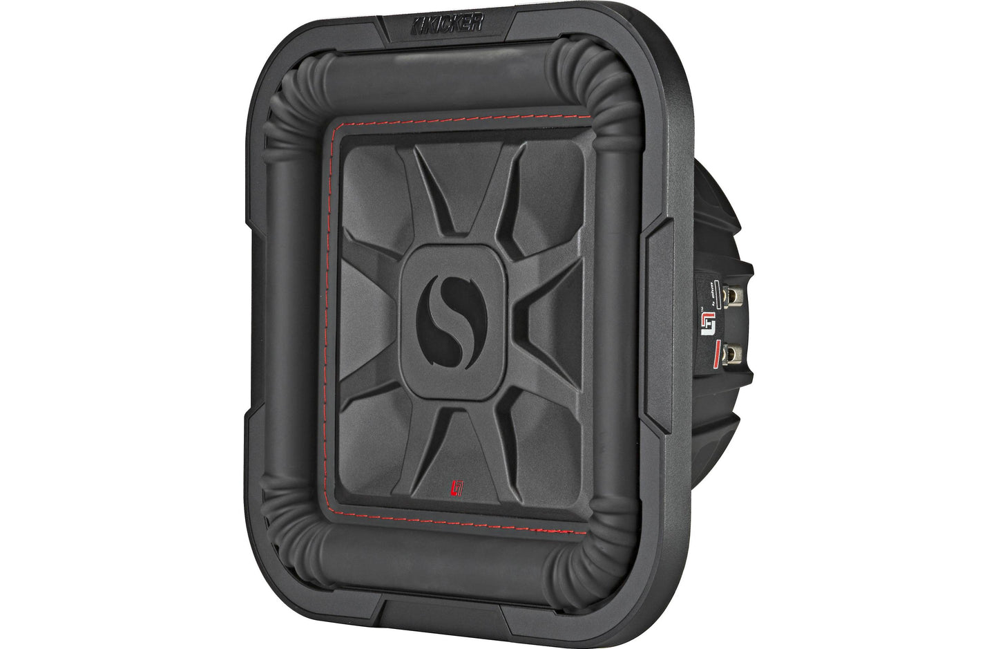 Kicker 46L7T104 L7T Series shallow-mount 10" dual 4-ohm voice coil component subwoofer