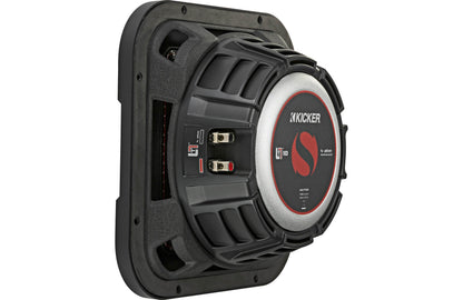 Kicker 46L7T104 L7T Series shallow-mount 10" dual 4-ohm voice coil component subwoofer
