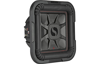 Kicker 46L7T104 L7T Series shallow-mount 10" dual 4-ohm voice coil component subwoofer
