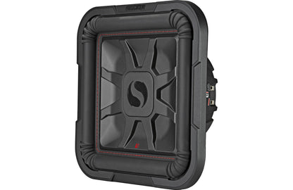 Kicker 46L7T124 Solo-Baric L7T Series shallow-mount 12" dual 4-ohm voice coil component subwoofer