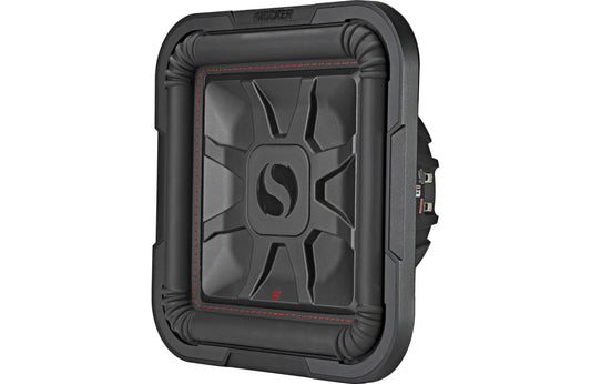 Kicker 46L7T124 Solo-Baric L7T Series shallow-mount 12" dual 4-ohm voice coil component subwoofer