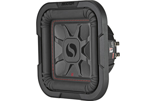 Kicker 46L7T82 L7T Series shallow-mount 8" dual 2-ohm voice coil component subwoofer