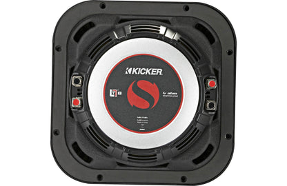 Kicker 46L7T84 L7T Series shallow-mount 8" dual 4-ohm voice coil component subwoofer