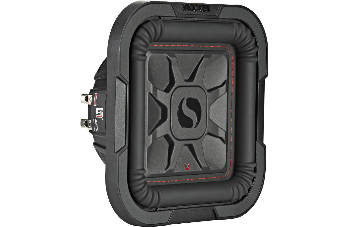 Kicker 46L7T84 L7T Series shallow-mount 8" dual 4-ohm voice coil component subwoofer