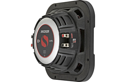 Kicker 46L7T84 L7T Series shallow-mount 8" dual 4-ohm voice coil component subwoofer