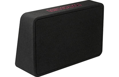 Kicker 46TL7T122 Sealed 2-ohm enclosure with single square L7T Series 12" shallow-mount subwoofer