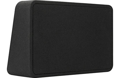 Kicker 46TL7T122 Sealed 2-ohm enclosure with single square L7T Series 12" shallow-mount subwoofer