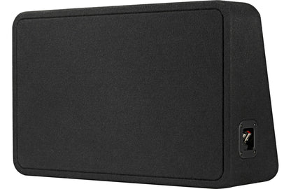Kicker 46TL7T122 Sealed 2-ohm enclosure with single square L7T Series 12" shallow-mount subwoofer