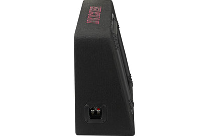 Kicker 46TL7T122 Sealed 2-ohm enclosure with single square L7T Series 12" shallow-mount subwoofer