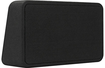 Kicker 46TL7T82 Sealed 2-ohm enclosure with single square L7T Series 8" shallow-mount subwoofer