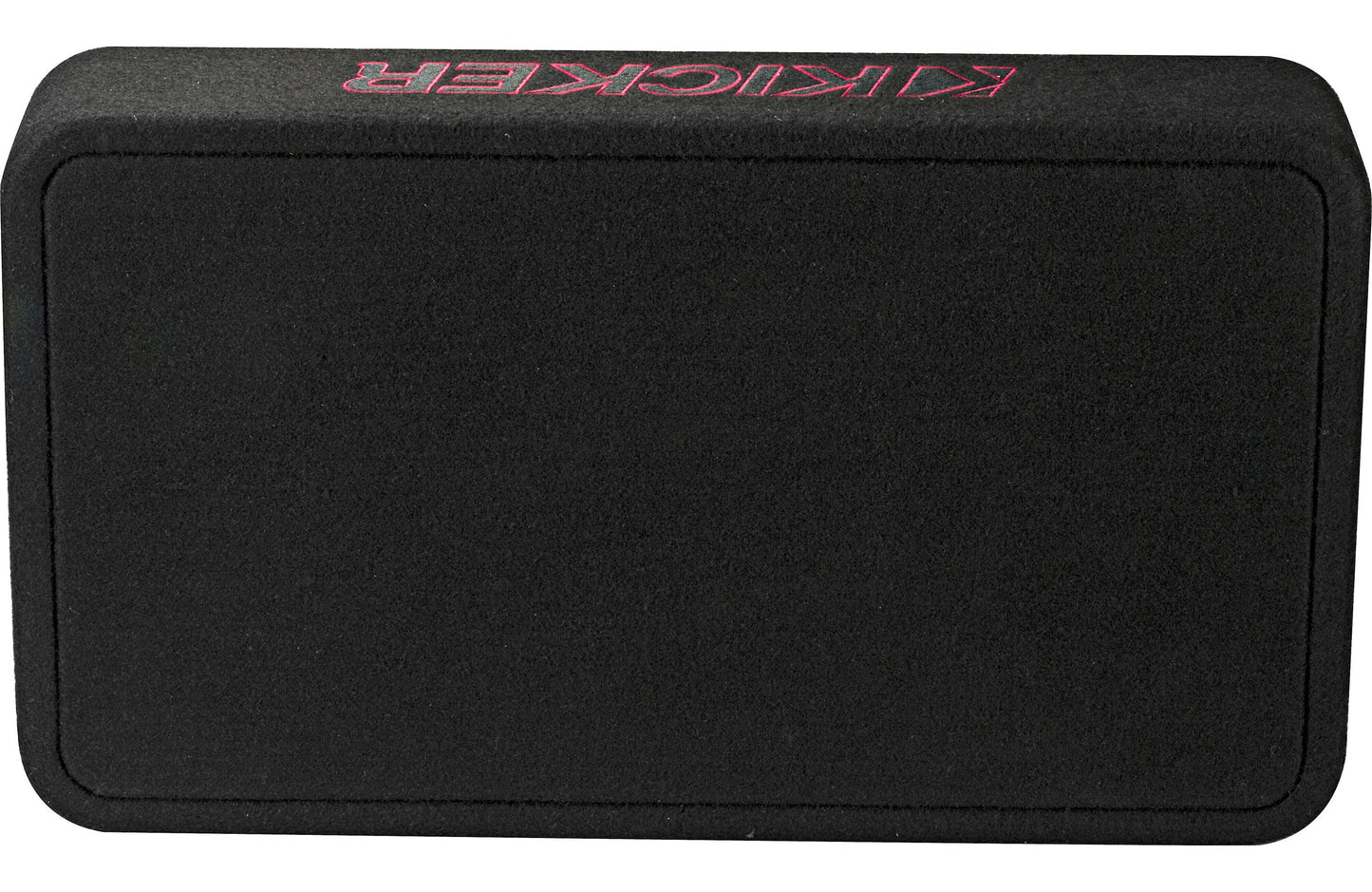 Kicker 46TL7T82 Sealed 2-ohm enclosure with single square L7T Series 8" shallow-mount subwoofer