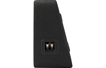 Kicker 46TL7T82 Sealed 2-ohm enclosure with single square L7T Series 8" shallow-mount subwoofer