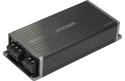 Kicker 47KEY500.1 Compact mono subwoofer amplifier with automatic tuning DSP — 500 watts RMS at 1 ohm