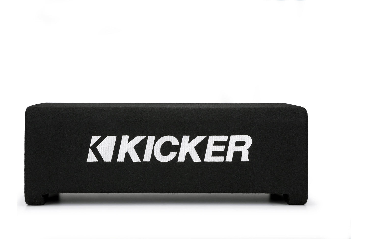 Kicker 48CDF104 Comp Series sealed down-firing enclosure with 10" 4-ohm subwoofer