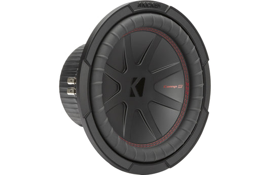 Kicker 48CWR102 CompR Series 10" subwoofer with dual 2-ohm voice coils