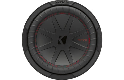 Kicker 48CWR102 CompR Series 10" subwoofer with dual 2-ohm voice coils