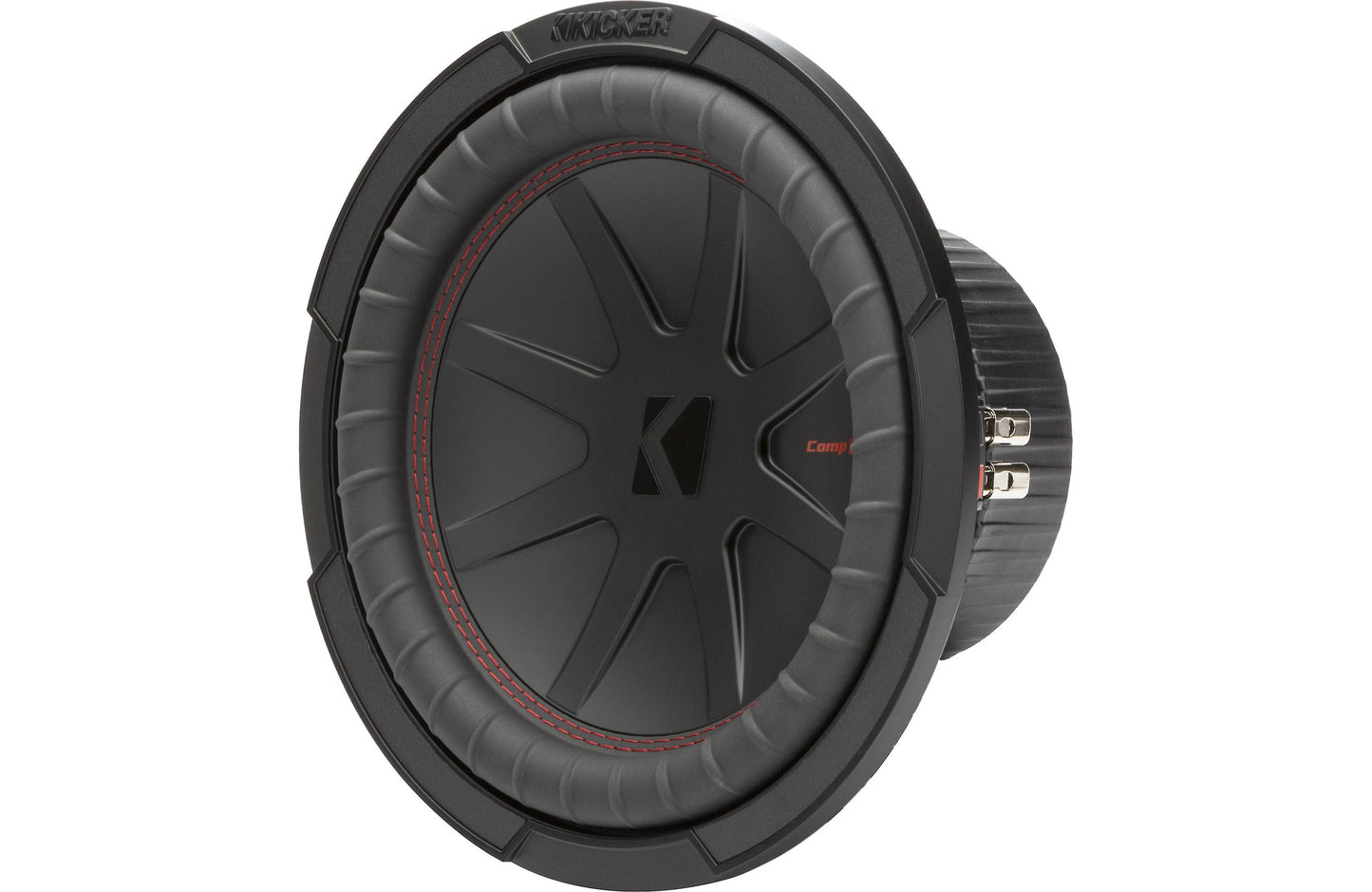 Kicker 48CWR104 CompR Series 10" subwoofer with dual 4-ohm voice coils