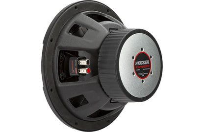 Kicker 48CWR104 CompR Series 10" subwoofer with dual 4-ohm voice coils