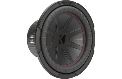 Kicker 48CWR104 CompR Series 10" subwoofer with dual 4-ohm voice coils