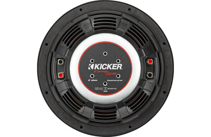 Kicker 48TCWRT102 CompRT Series shallow-mount 10" subwoofer with dual 2-ohm voice coils