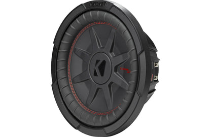 Kicker 48CWRT104 CompRT Series shallow-mount 10" subwoofer with dual 4-ohm voice coils