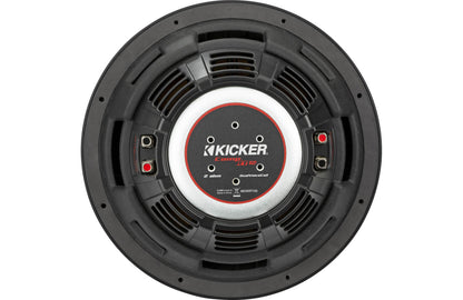 Kicker 48TCWRT122 CompRT Series shallow-mount 12" subwoofer with dual 2-ohm voice coils