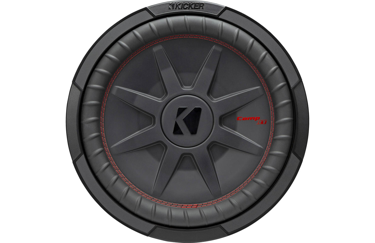 Kicker 48TCWRT122 CompRT Series shallow-mount 12" subwoofer with dual 2-ohm voice coils