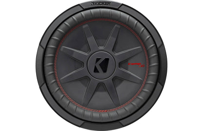 Kicker 48TCWRT122 CompRT Series shallow-mount 12" subwoofer with dual 2-ohm voice coils