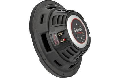 Kicker 48TCWRT122 CompRT Series shallow-mount 12" subwoofer with dual 2-ohm voice coils