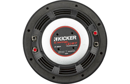 Kicker 48CWRT672 CompRT Series shallow-mount 6-3/4" subwoofer with dual 2-ohm voice coils