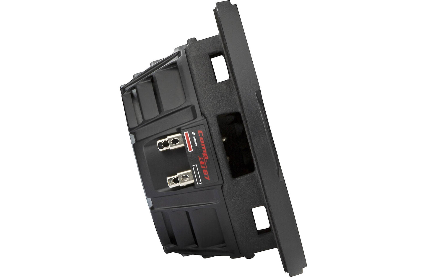 Kicker 48CWRT672 CompRT Series shallow-mount 6-3/4" subwoofer with dual 2-ohm voice coils