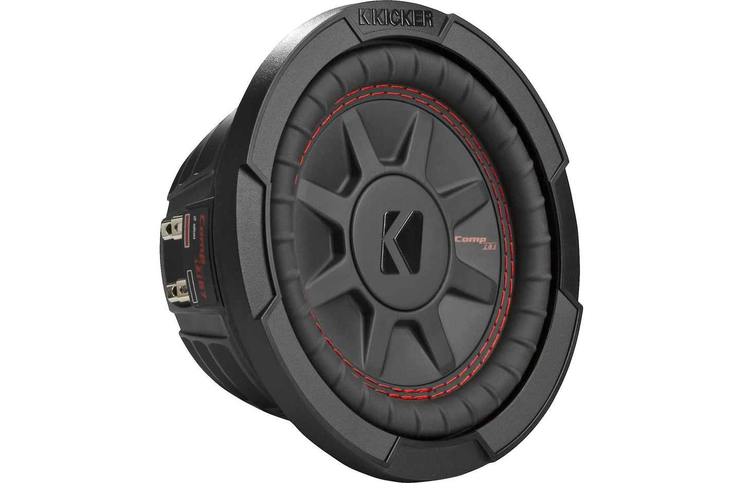 Kicker 48CWRT672 CompRT Series shallow-mount 6-3/4" subwoofer with dual 2-ohm voice coils