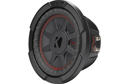 Kicker 48CWRT674 CompRT Series shallow-mount 6-3/4" subwoofer with dual 4-ohm voice coils