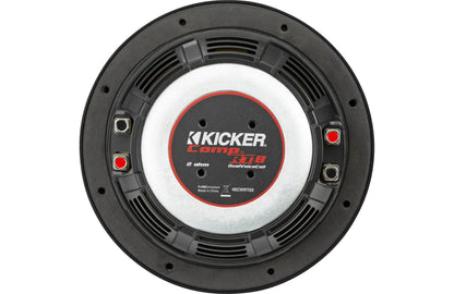 Kicker 48CWRT82 CompRT Series shallow-mount 8" subwoofer with dual 2-ohm voice coils