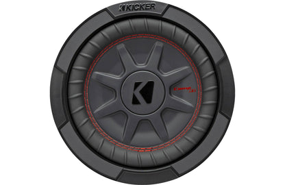 Kicker 48CWRT82 CompRT Series shallow-mount 8" subwoofer with dual 2-ohm voice coils